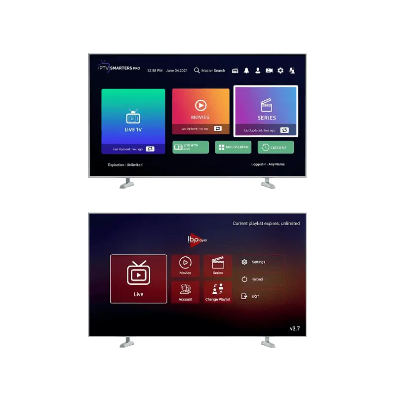 IPTV on Smart TV IPTV Smarters Pro and Ibo player